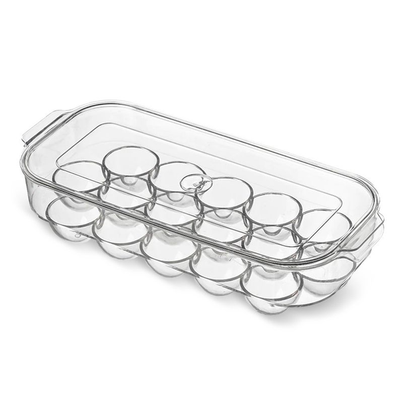 Organizador De Huevos Tapa Transparente Soporte Huevera - Luegopago