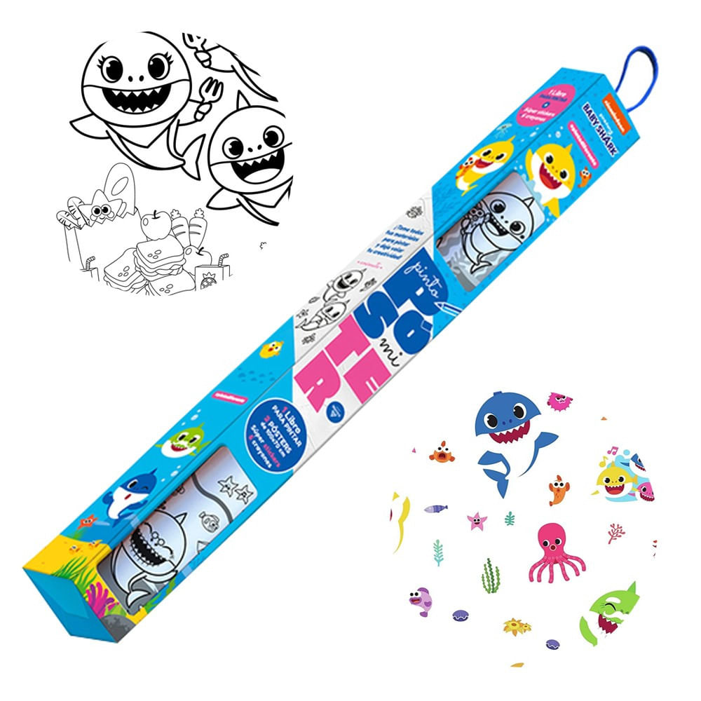 Ripley - CRAYOLA BABY SHARK SET ARTÍSTICO PARA COLOREAR 50PZS