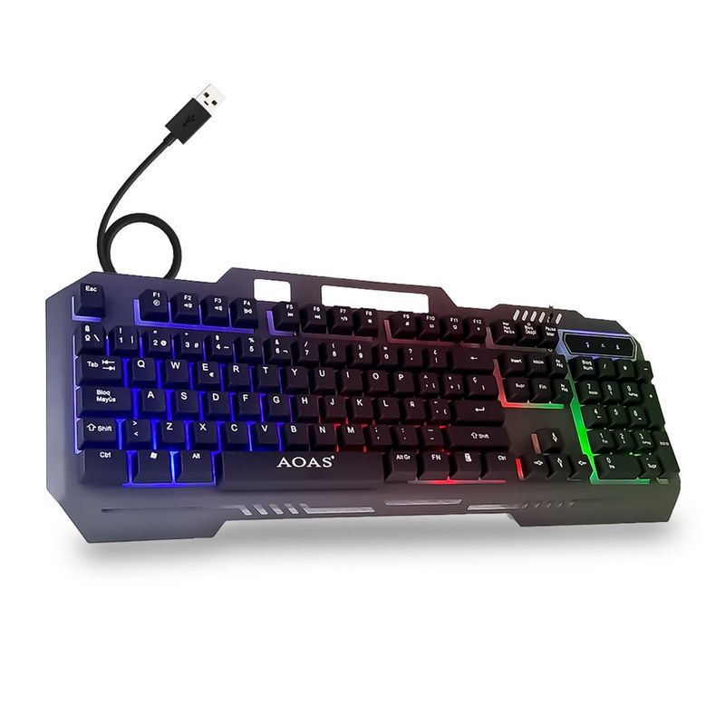 Teclado Combo Gamer Para Celular/tablet Luminoso Bluetooth