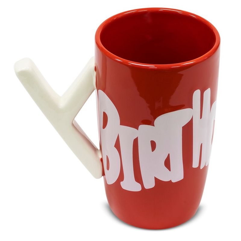 Taza Mug Rojo Porcelana (500 Ml)