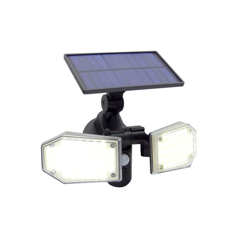 Foco Solar LED De Exterior Con Panel Solar y Sensor De Movimiento