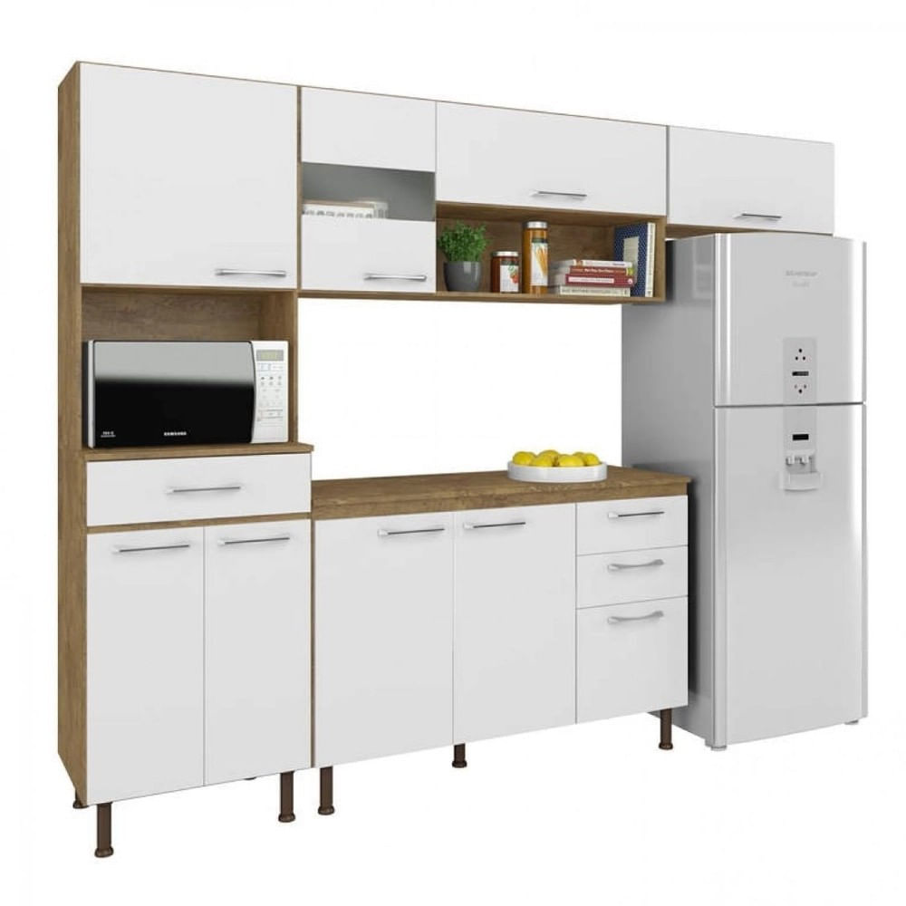 Kit Cocina Mueble 8 Puertas 4 Gavetas 5725 Luma Fernapet