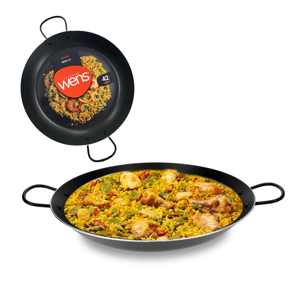 Sartén Paellera Antiadherente 42 cm Cocina 00969 Wens