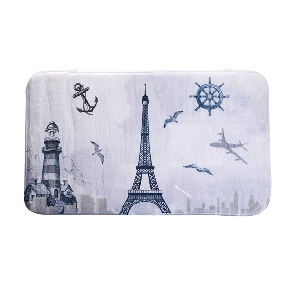 Alfombra De Baño Diseño París 45 X 75cm 776557