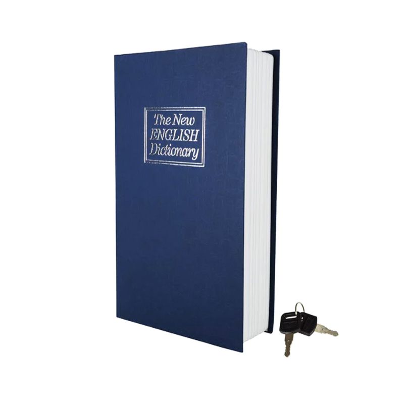 Caja Fuerte Simulada Libro Cofre Seguridad 240X155 MM