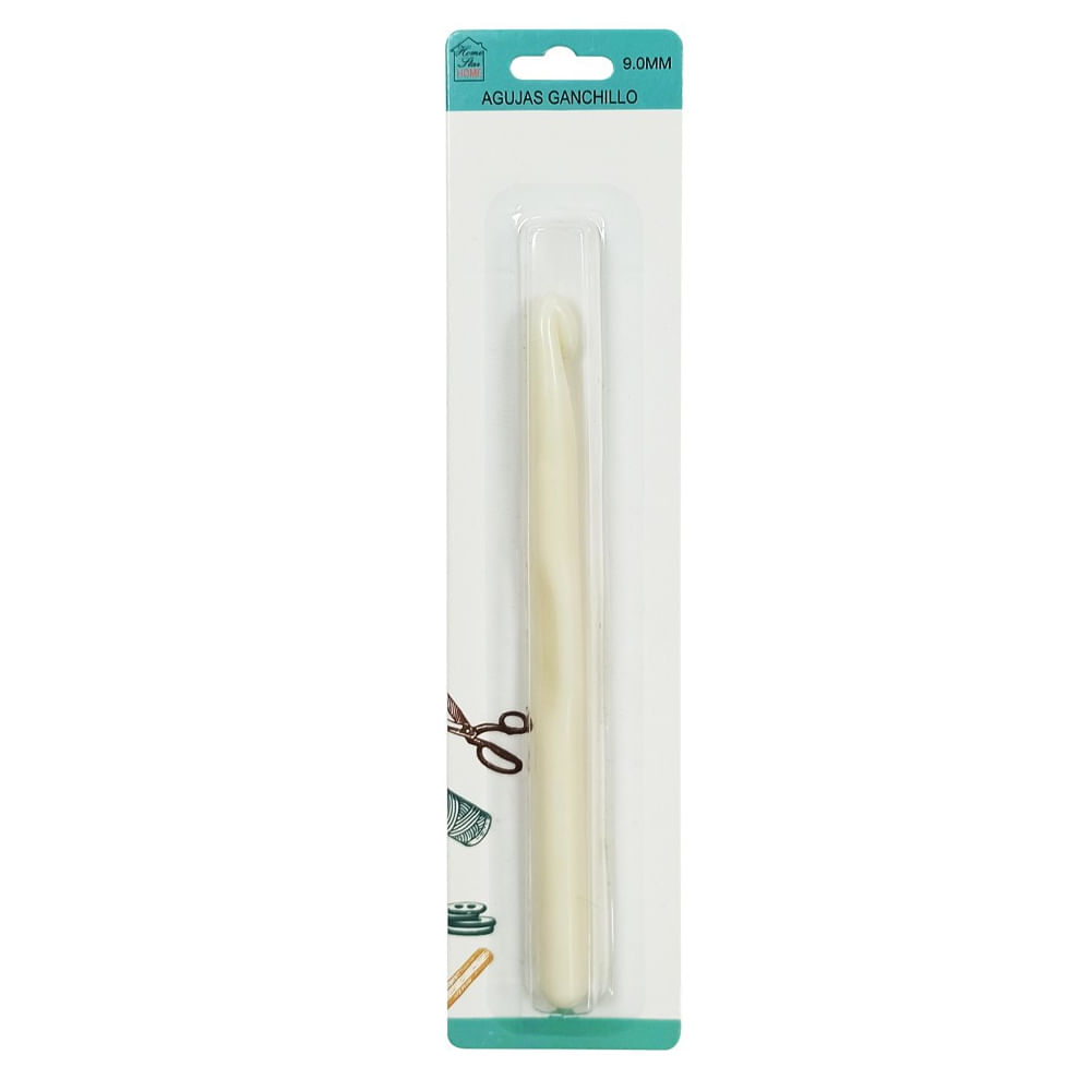 Aguja Ganchillo Plastica 9.0mm