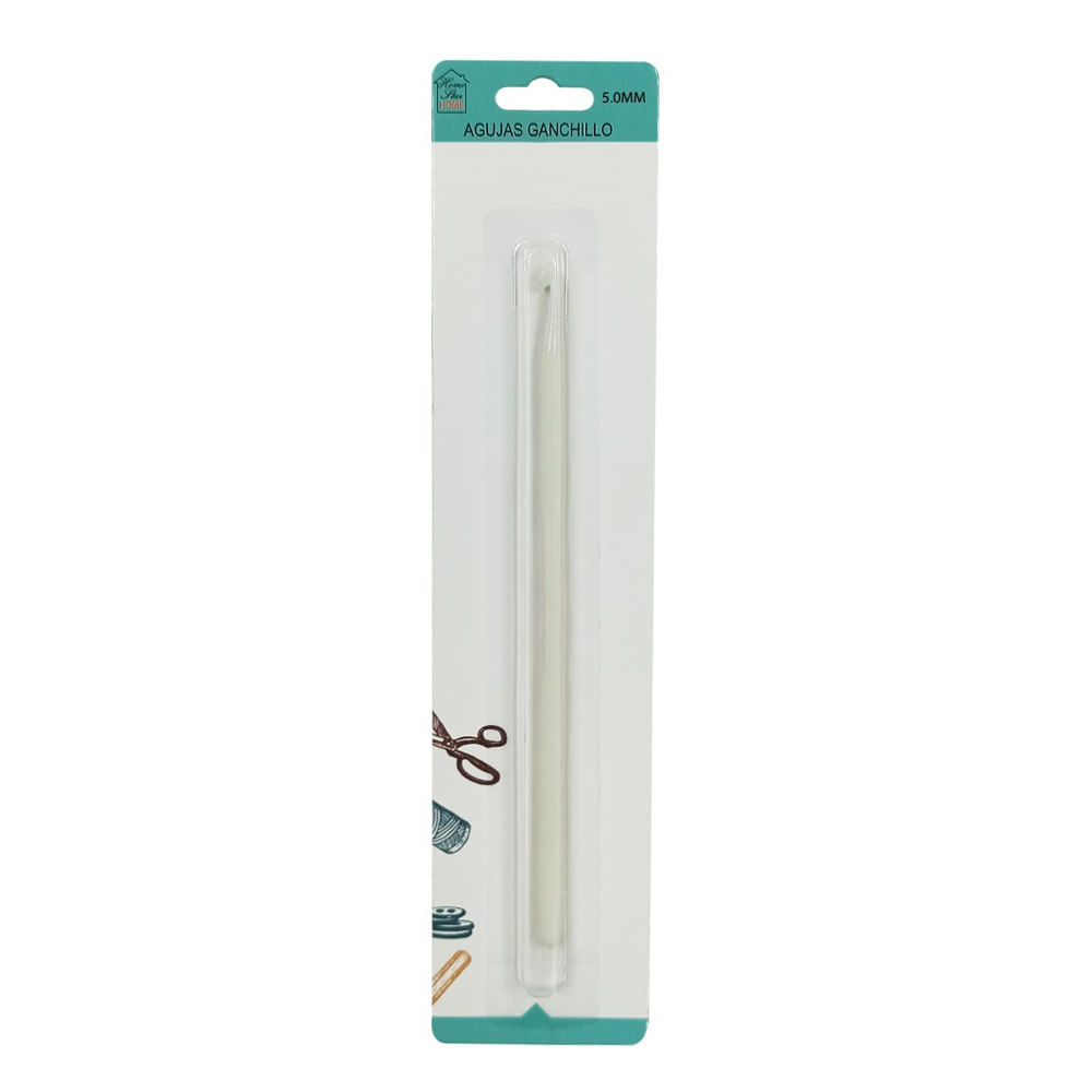 Aguja Ganchillo Plastica 5.0mm