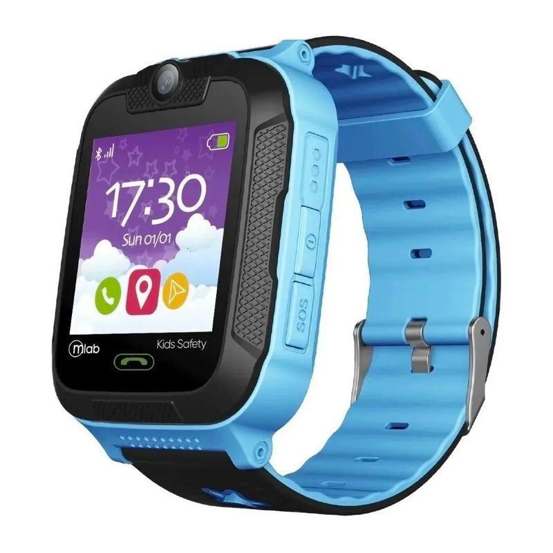 Reloj Smartwatch Niños Rastreador Gps Play Secure Mlab Azul