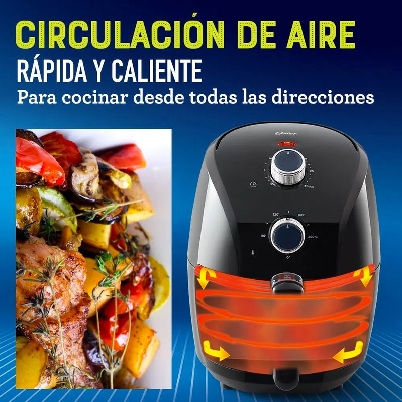 MINI FREIDORA DE AIRE OSTER 1.5 LITROS