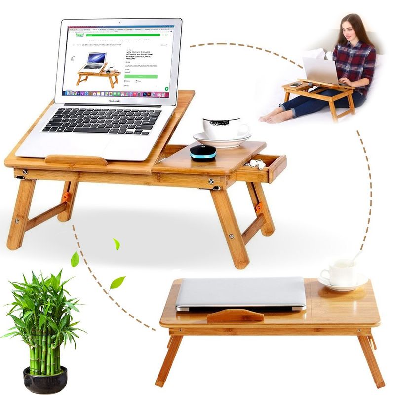 Altura ajustable portátil plegable simple muebles Mesa de