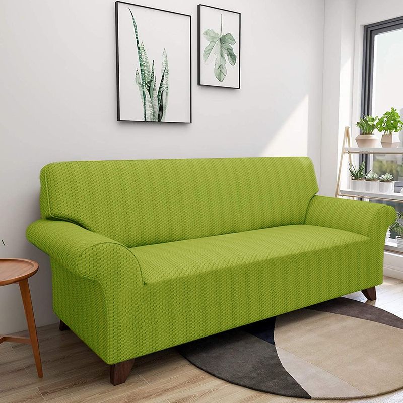 Funda Cubre Sofá Sillón 2 Cuerpos Texturizado Verde 782854
