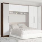 Modulo Multiuso Armario Closet Ropero 1 Puerta 3 Estantes Selene Fernapet