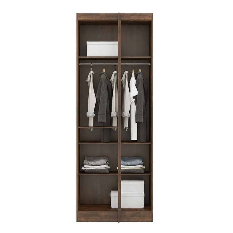 Modulo Multiuso Armario Closet Ropero 1 Puerta 3 Estantes Selene Fernapet