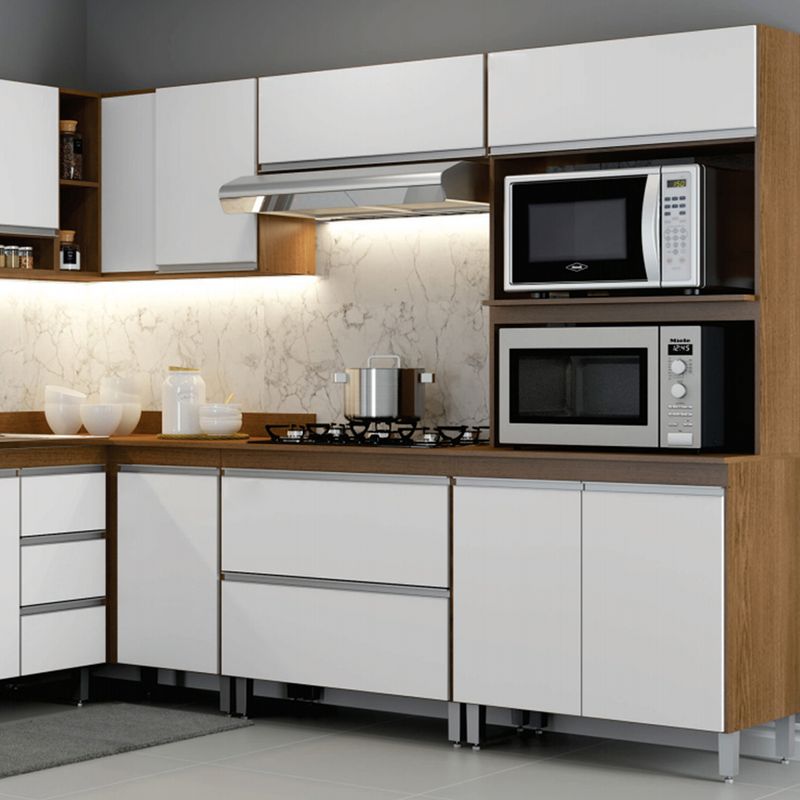 Mueble aéreo de cocina 3 puertas 1,8 M espacio para Microondas