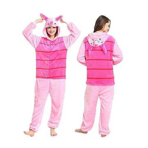 Pijama Disfraz Adulto Kigurumi Diseño Puerquito Talla S 778525