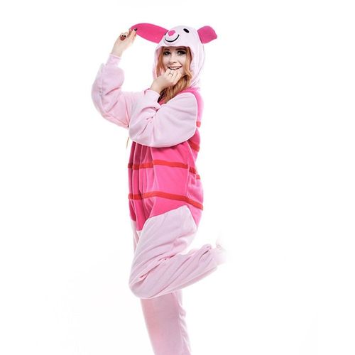 Pijama Disfraz Adulto Kigurumi Diseño Puerquito Talla S 778525