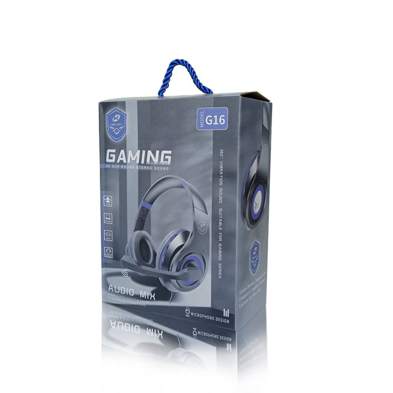 Aud fonos Gamer HeadPhone G16 Azul