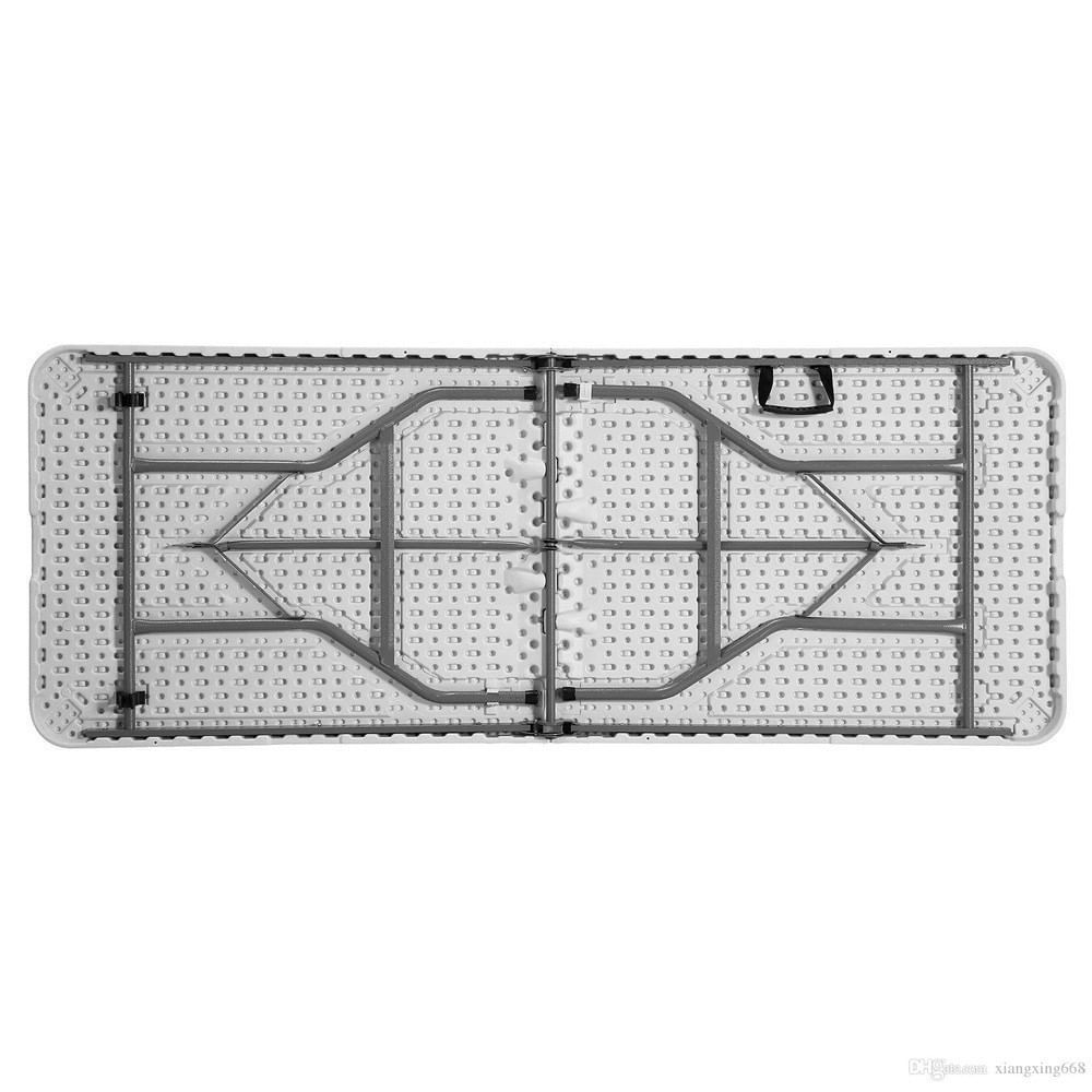 Mesa Plegable 180 *76 *74cm diseño madera/color gris oscuro – tipo maleta  QRubber – QRubber Chile