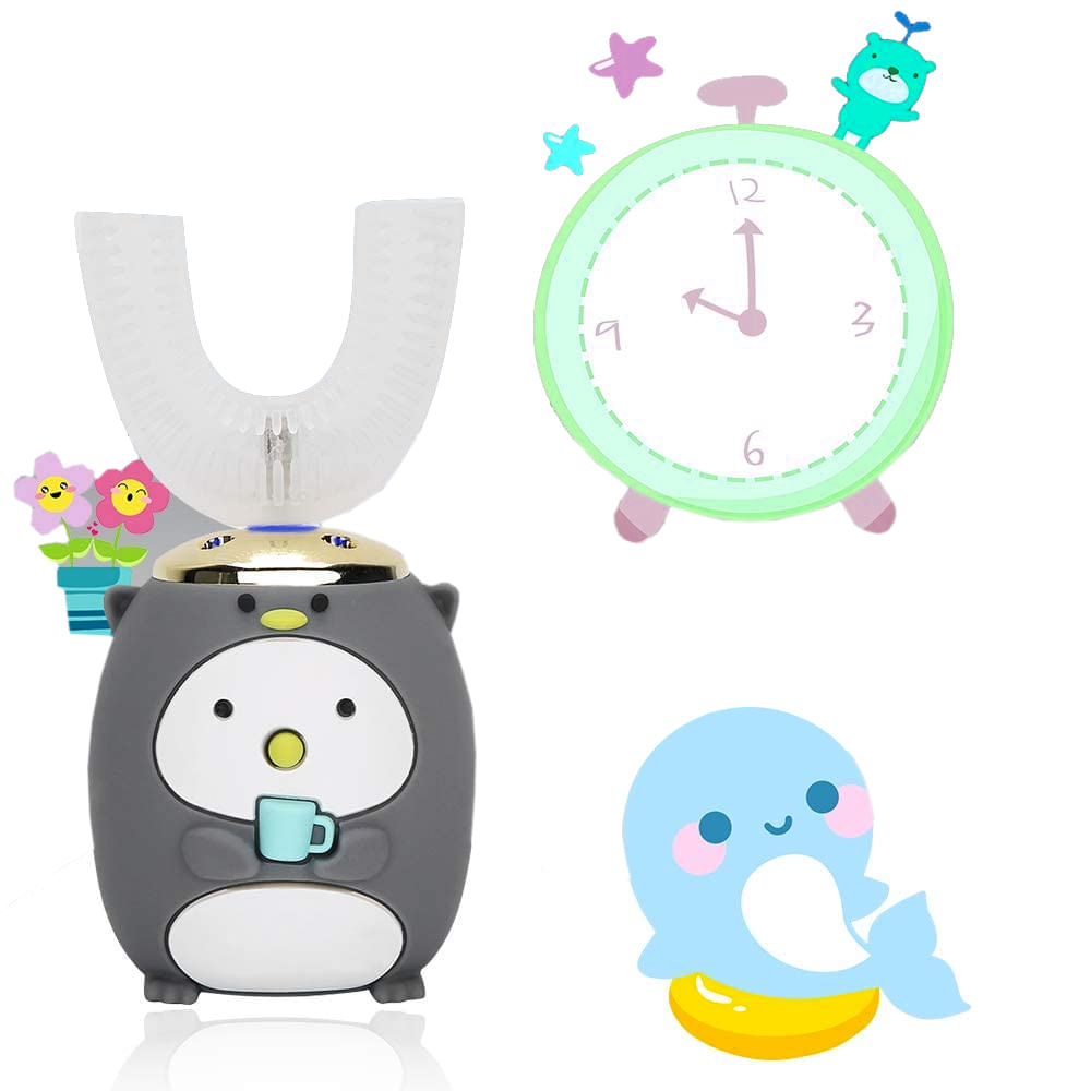 Cepillo de Dientes Eléctrico Ultrasónico Para Niños 5 Modos