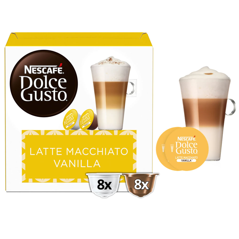 Cápsulas Nescafé Dolce Gusto® Latte Macchiato Vainilla