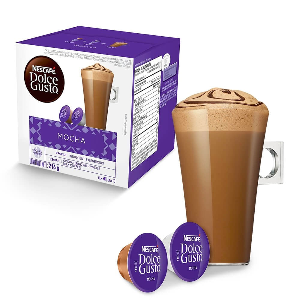 Cápsulas Nescafé Mocha Dolce Gusto 216 g