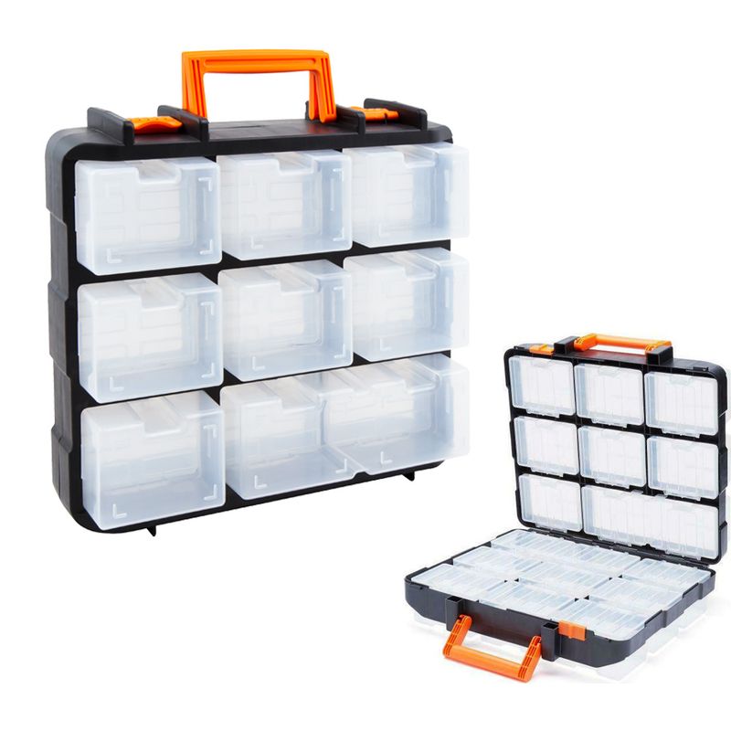 Caja Almacenamiento de Accesorios Plastica Tipo Maleta