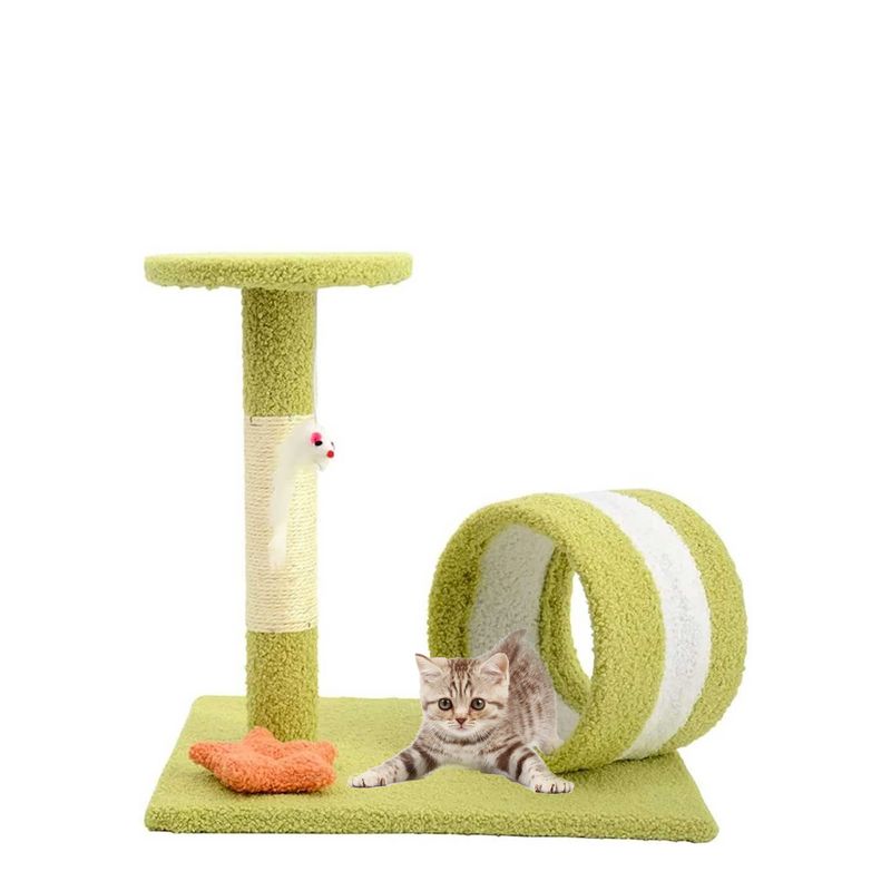 Rascador Para Gato 40 cm De Altura Verde