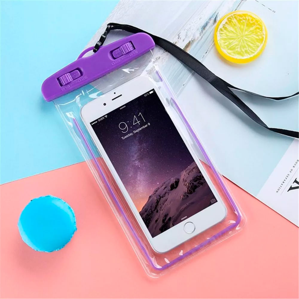 Funda sumergible para Smartphone Morado