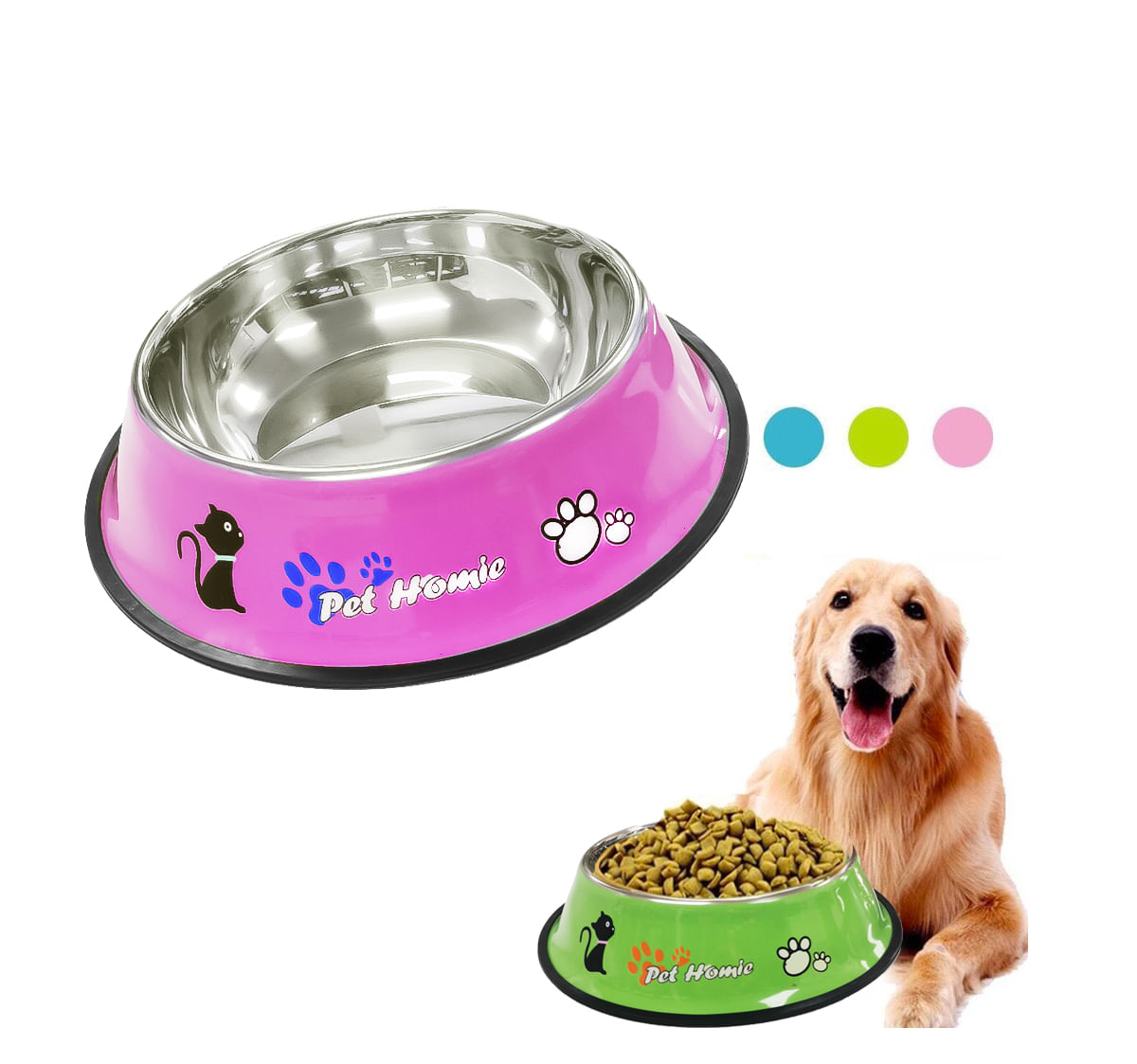 Ciotola Con Gancio Per Gabbie E Trasportini - Acciaio Inox, 300 Ml, Per Cani E Gatti - Foto 8