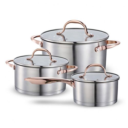 Set Batería de Cocina 6 Piezas Serie 580-6GS Copper Wens