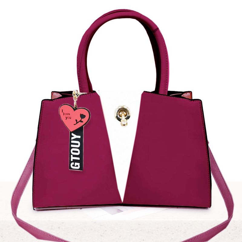 Bolso Cartera Mujer Casual Burdeo 778793