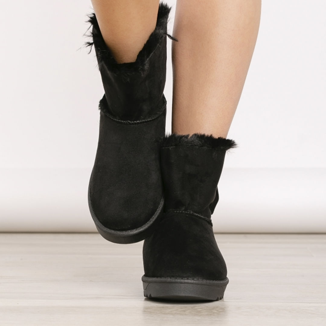 Botas Largo De Invierno Con Chiporro Talla 40 Negra F1133