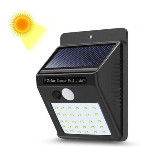 Foco Solar Pared 30 Led Sensor Movimiento Tasbel