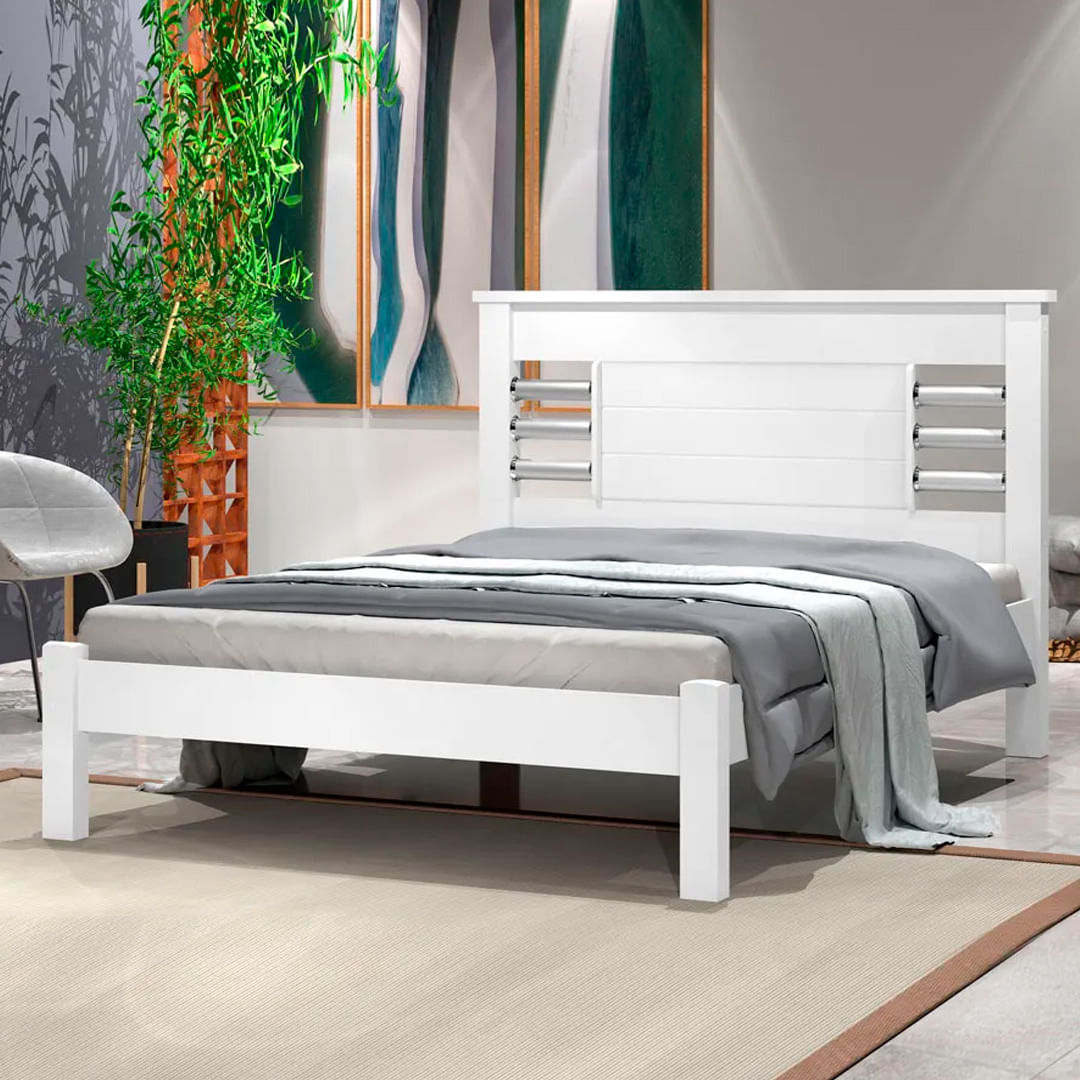 Cama Cuna Madera Teddy Demolicion/Blanco