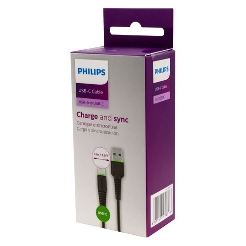 Cable USB Tipo C 1.2mts Philips DLC1530C