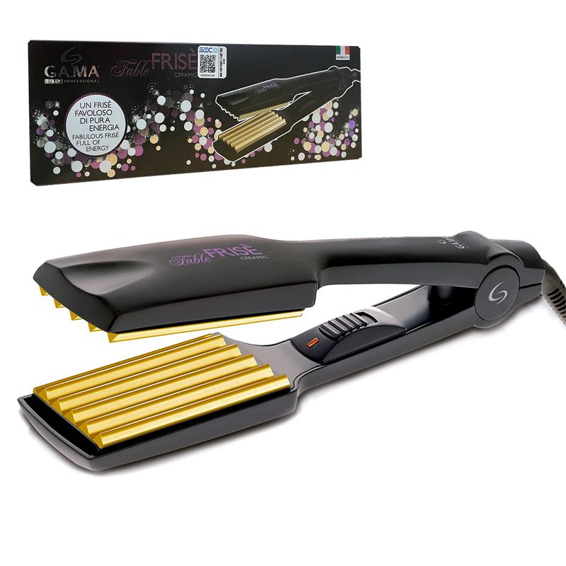 Plancha Para Cabello Profesional Ondas Fris Ceramix Gama