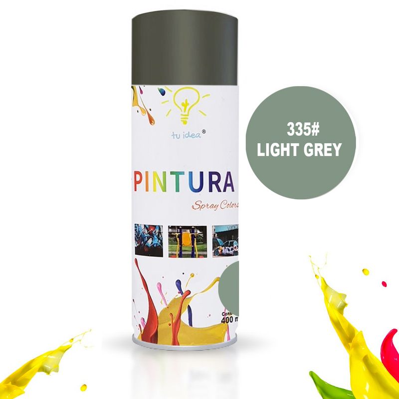 Spray Premium Acrylic Brillante Ral 400 Ml (ral 7035 Gris Luminoso) | Brico Depôt