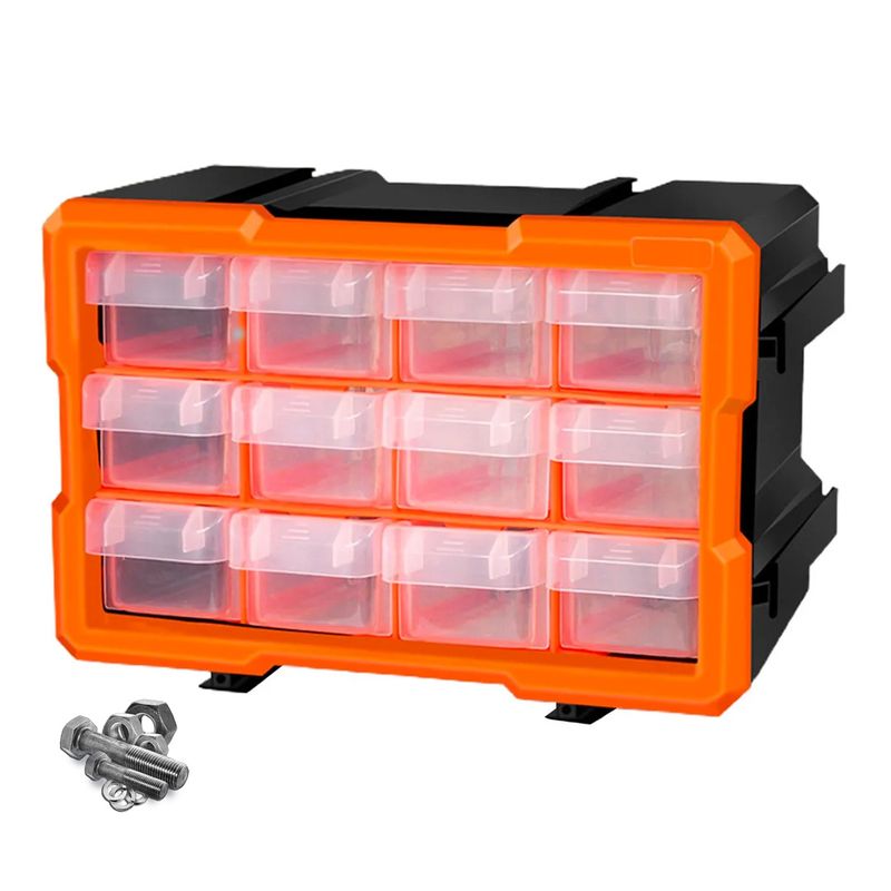 Caja Organizador De Tornillos Pared 16 Cajones Herramientas