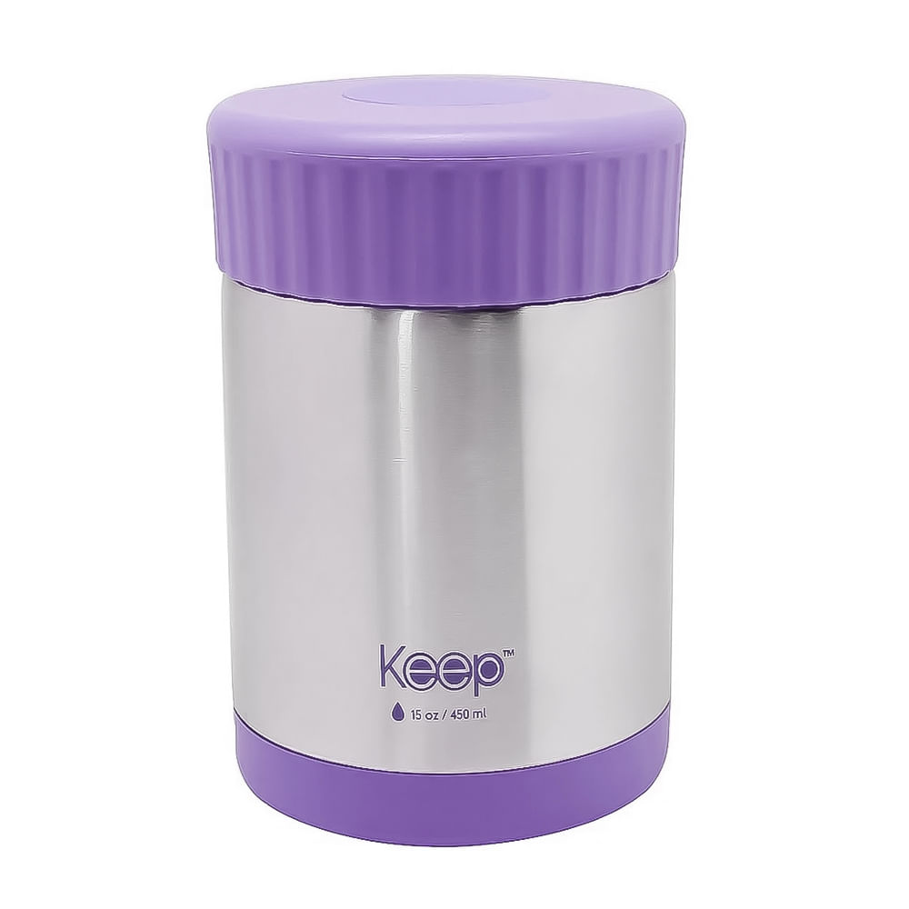 Termo Comida Keep 450 Ml Acero Inoxidable Rosa