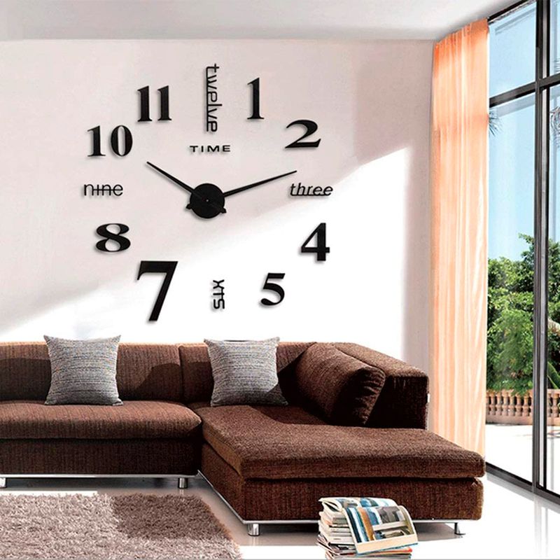 Reloj de 2025 pared autoadhesivo