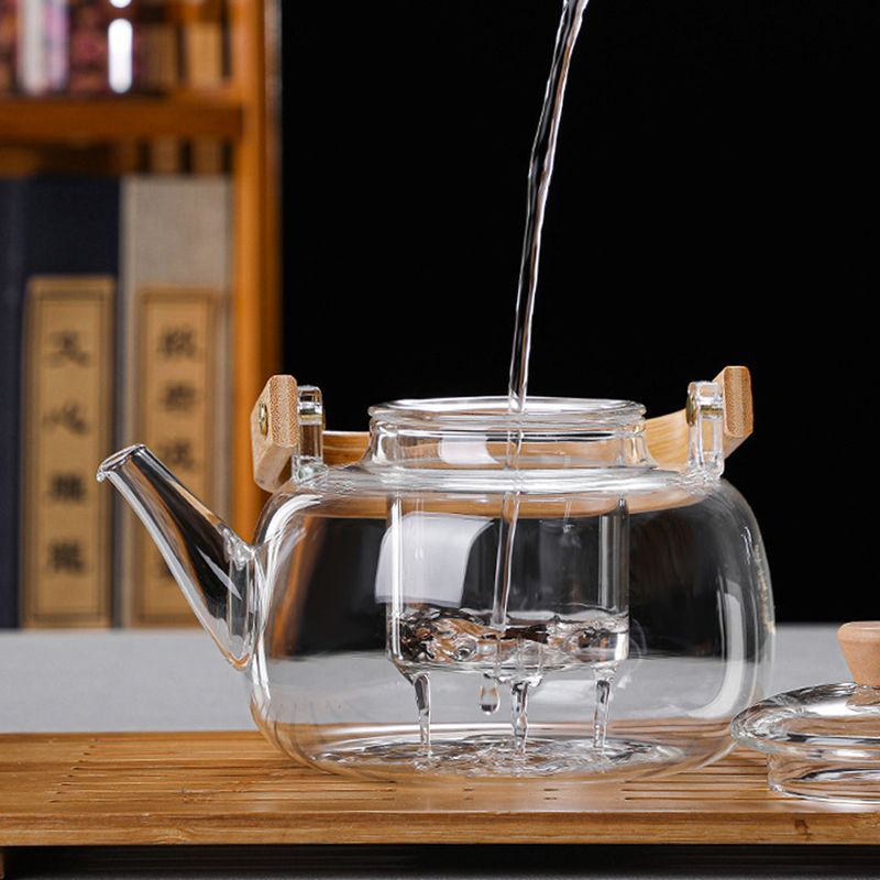 Set De Tes E Infusiones Regalo Tetera De Vidrio Resistente Al Calor 600ml - Con Filtro Para Té/Café Jarra Te