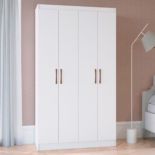 Ropero Closet Multiuso 4 Puertas Dueto Blanco