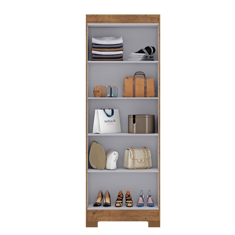 Modulo Multiuso Armario Closet Ropero 1 Puerta 3 Estantes Selene Fernapet