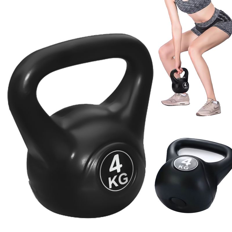 Pesa Rusa Kettlebell 4KG Entrenamiento Crossit Fitness