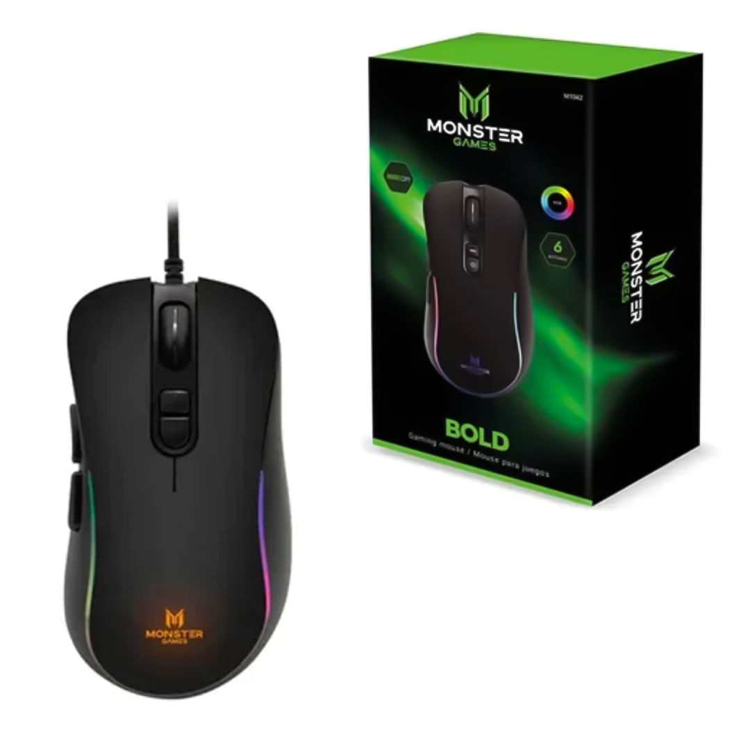 Mouse 6 Botones Bold Monster Games M1041