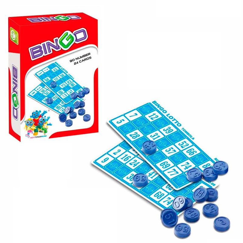 Juego De MIni Bingo Para Niños 90 Números
