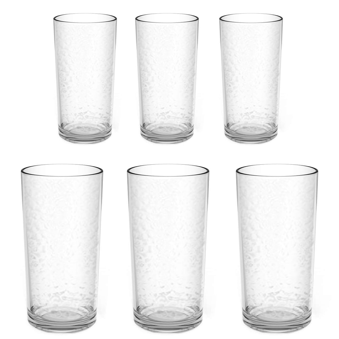 Juego De 6 Vasos De Vidrio De 200 Ml.