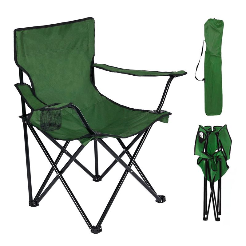 Silla Plegable Portátil Para Camping Playa Lago Azul