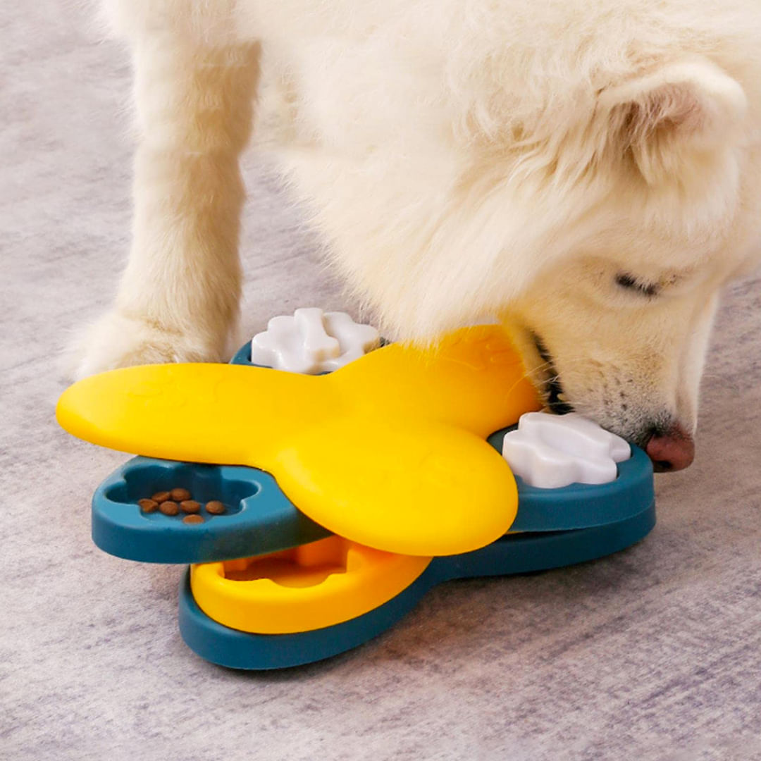 Juguete alimentador interactivo para perros - Puzzle Comelento