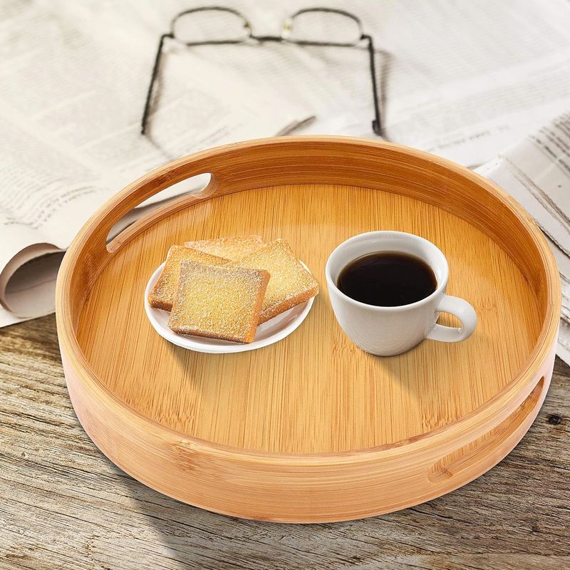 Bandeja Grande De Madera Para Servir De 16 X 10 Pulgadas Con Divisores, Plato De Frutas Para Fiestas, Bandejas De Alimentos Para Verduras, Galletas, Bandeja Dividida De Salsa De Queso, Plato